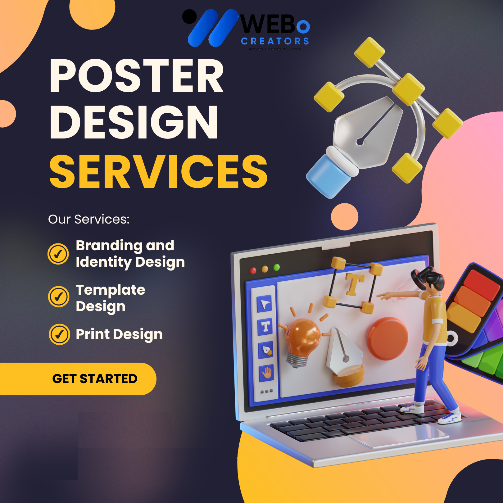 Poster Design Service | Get Powerful Advertising Poster in Denver for Business and Events