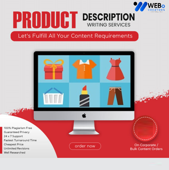 Product Description Writing Services | Best Digital Marketing Agency | Web Design in Denver for online stores